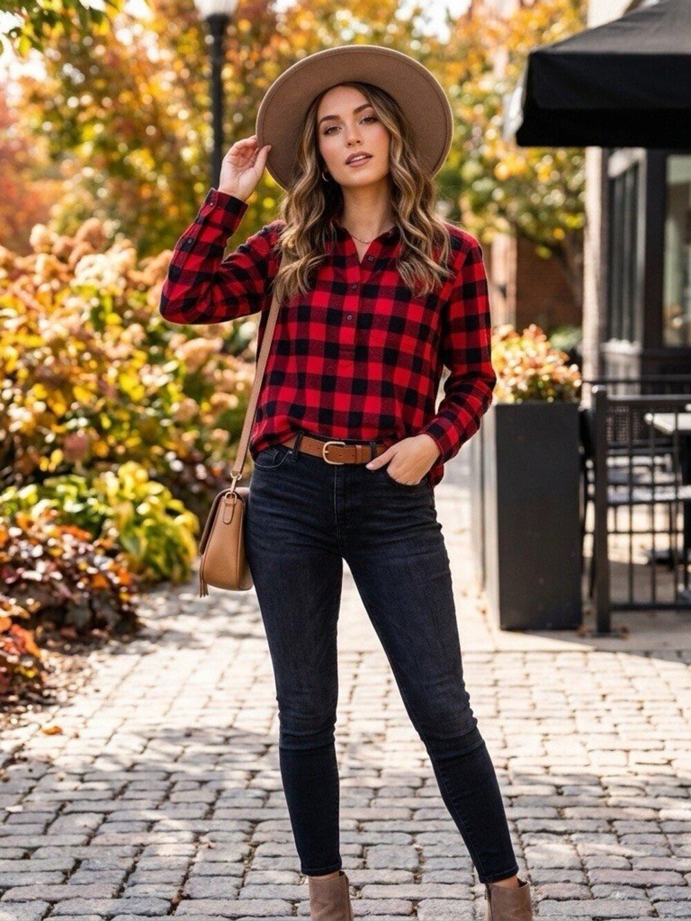 Madewell Plaid Popover Black Red Shirt Size XS Buffalo Check